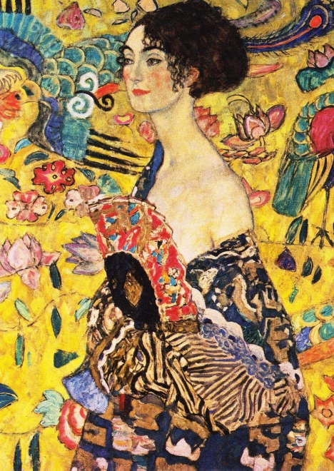 Puzzle ENJOY Gustav Klimt: La Signora con Ventaglio 1000 Pezzi