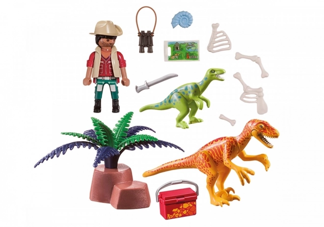 Set esploratore di dinosauri