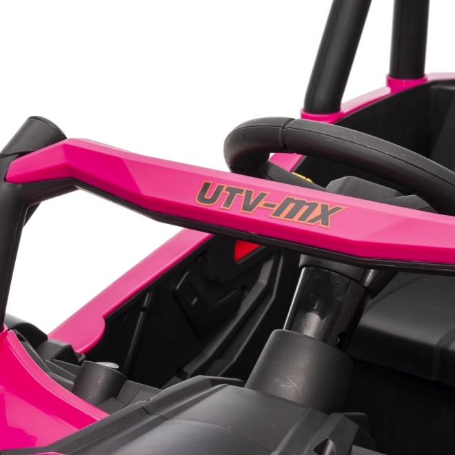 Auto elettrico per bambini Buggy Madman UTV-MX rosa