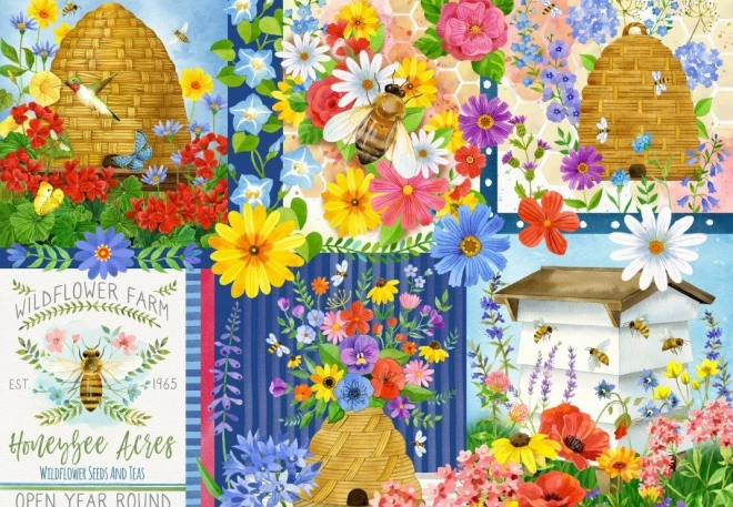 Puzzle Api e Alveari 1000 pezzi BLUEBIRD