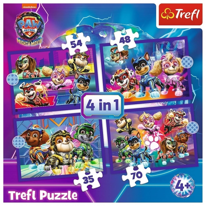 Puzzle 4in1 personaggi PAW Patrol