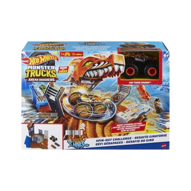 Set Arena Scontri Monster Trucks Tiger Shark