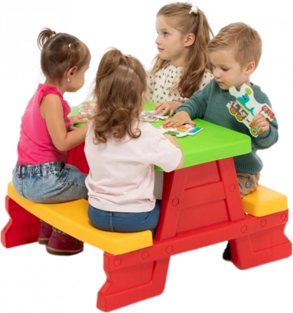Tavolino da giardino per bambini Dorex rosso