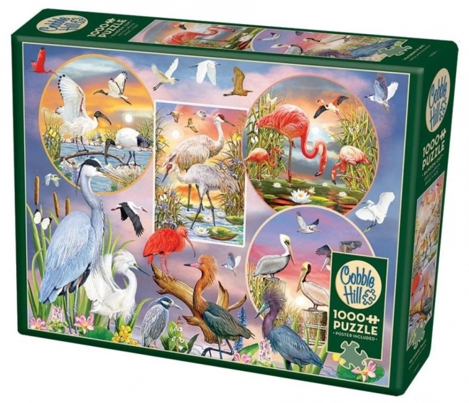 Puzzle Uccelli Acquatici da 1000 Pezzi Cobble Hill