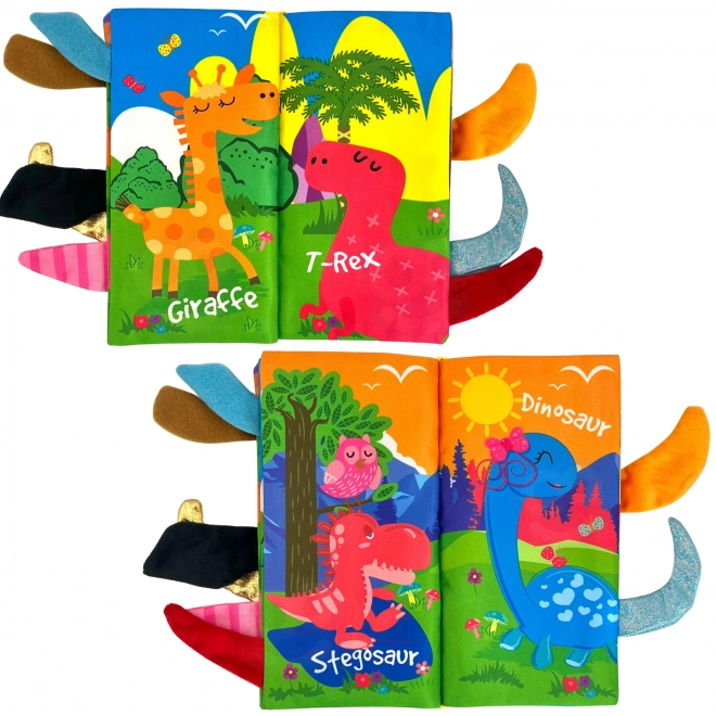 Libro in Tessuto con Code di Animali del Bosco Woopie Baby