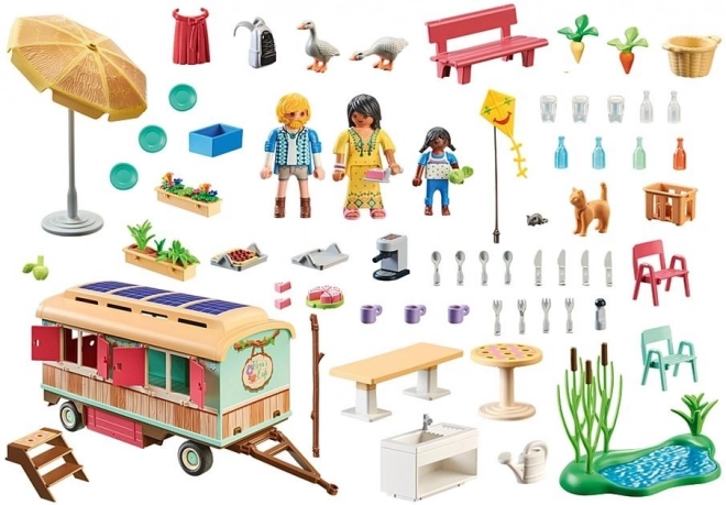 Accogliente carrozza caffetteria PLAYMOBIL