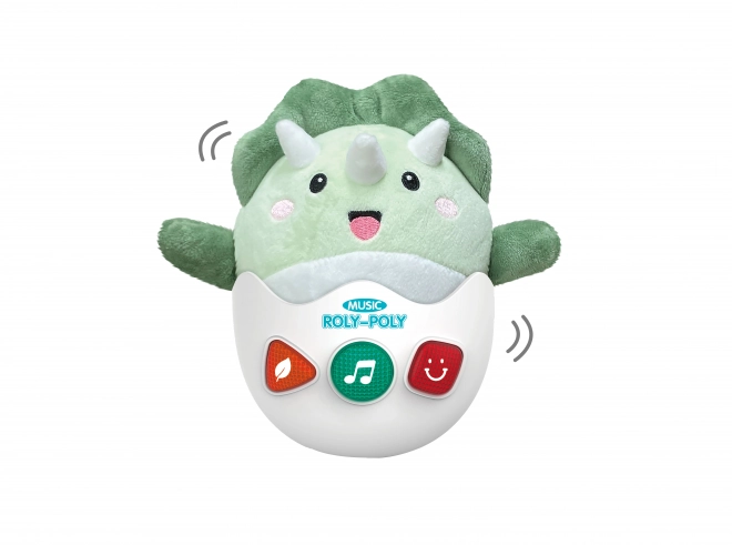 Dinosauro peluche Roly-Poly con effetti