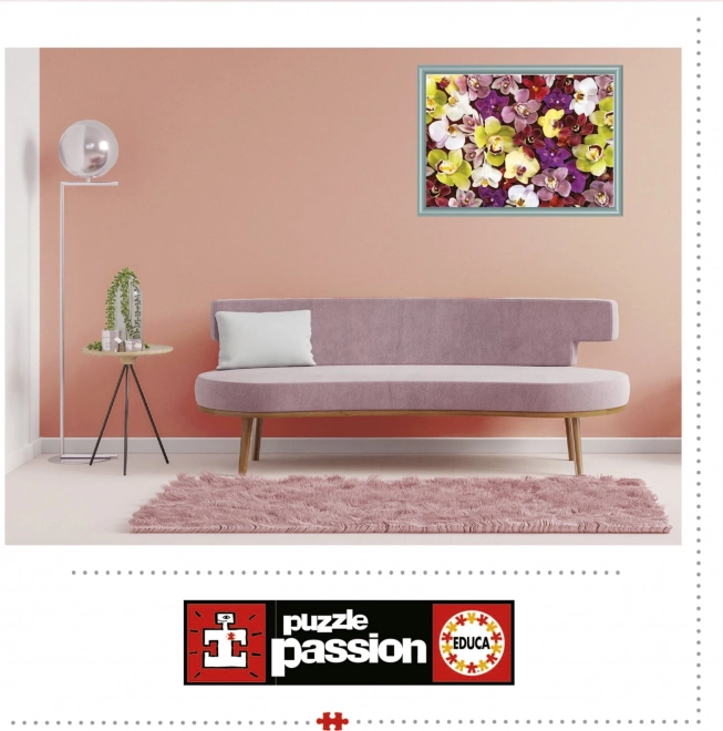 Puzzle collage di orchidee 1000 pezzi