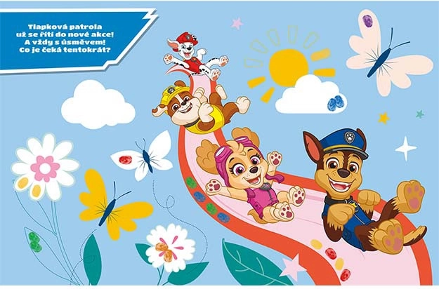 Ditine colorate della Paw Patrol rosa