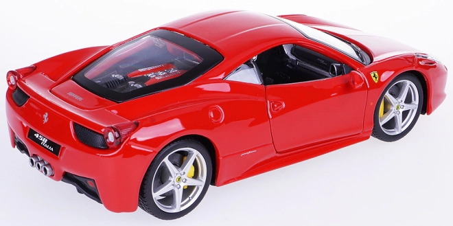 Modello Ferrari 458 Italia Scala 1:24 in Rossa