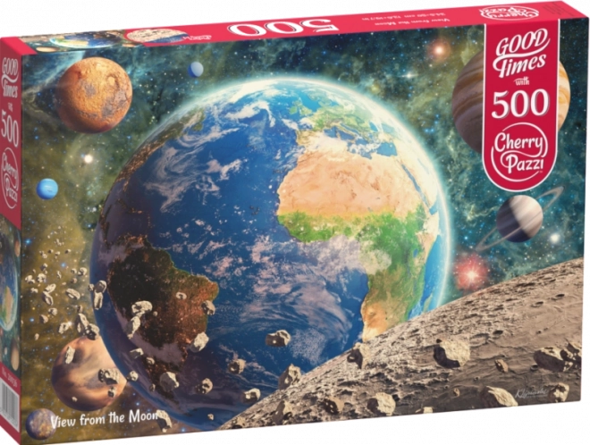 Puzzle Vista dalla Luna 500 pezzi