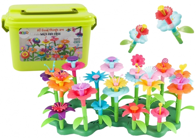 Costruzioni Giardino Fiorito 135 Pezzi