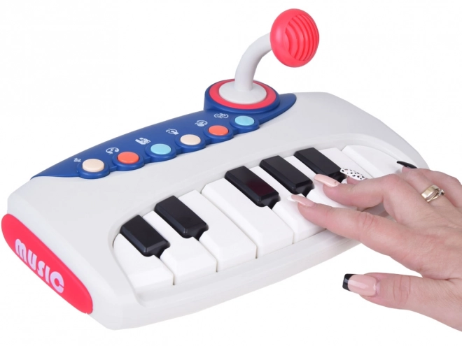 Pianoforte musicale interattivo con microfono per bambini