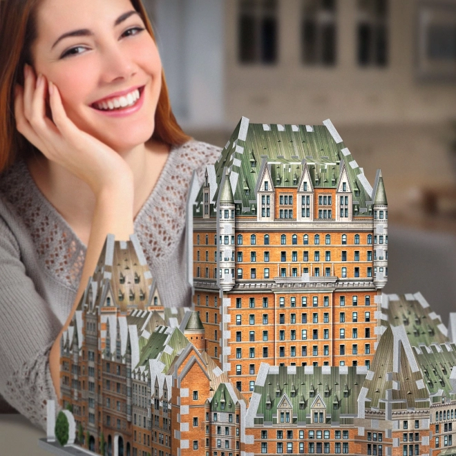 Puzzle 3D Le Château Frontenac di Wrebbit