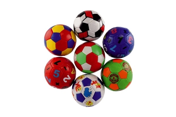 Palla Da Calcio Piccola Junior Gonfiato Cucito Pelle 15cm