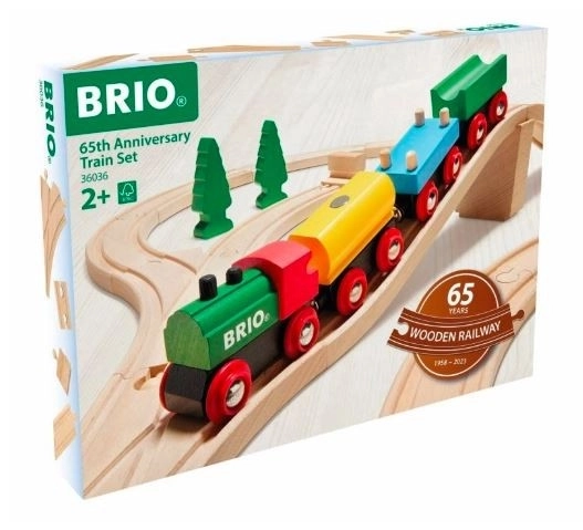 Set treno anniversario 65 anni Brio