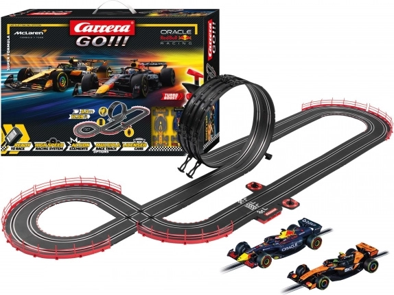 Pista Carrera GO Super Formula 5,3 m con auto F1 RED BULL e MCLAREN