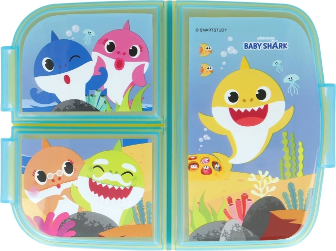 Lunch box multiuso con scomparti Baby Shark