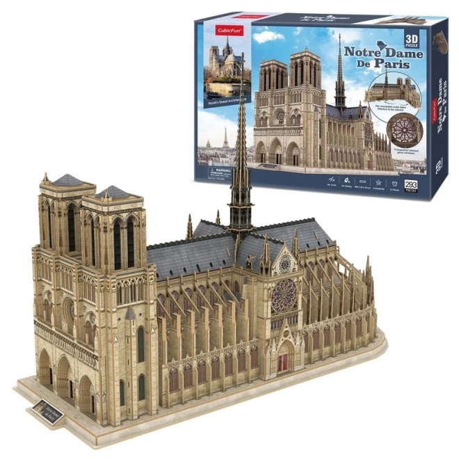 Puzzle 3D CubicFun Katedrale Notre-Dame