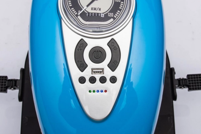 Triciclo per bambini a batteria blu 24V