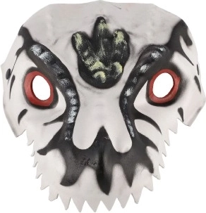 Maschera in schiuma di dinosauro 20x19 cm di diversi tipi per carnevale