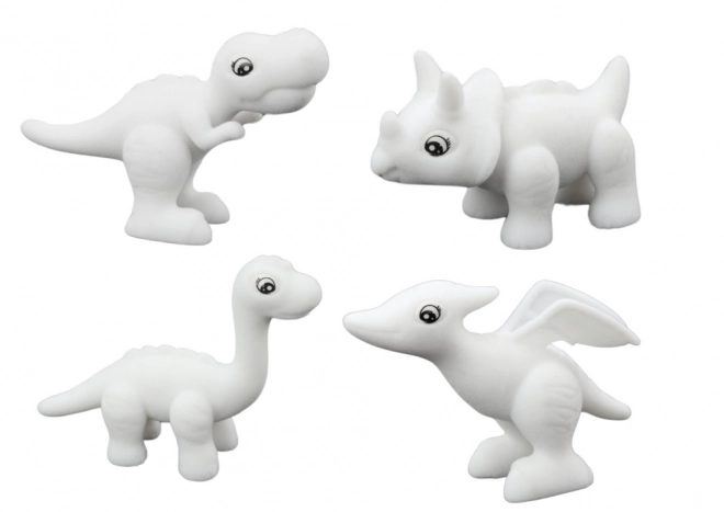 Set artistico dipingere dinosauri con vasca e figurine