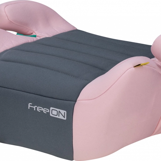 Seggiolino auto rialzo FreeON Booster Comfy i-Size 125–150 cm – Rosa-grigio