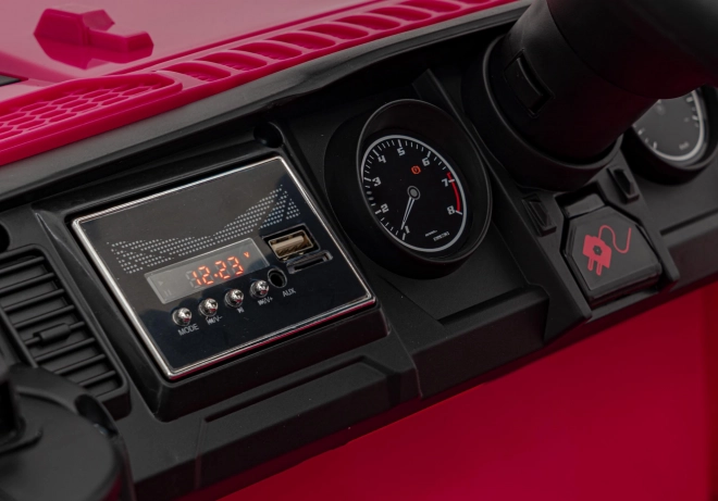 Auto elettrico per bambini rosa fuoristrada