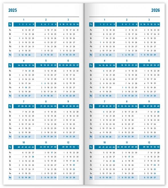 Agenda tascabile Fiori 2025