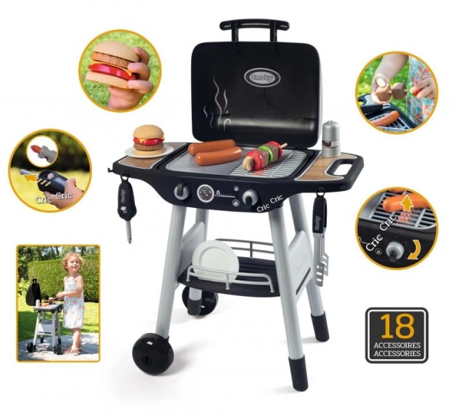 Set barbecue per bambini con accessori