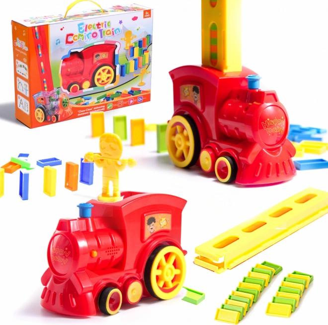 Treno con Domino Giocattolo Interattivo – Rosso