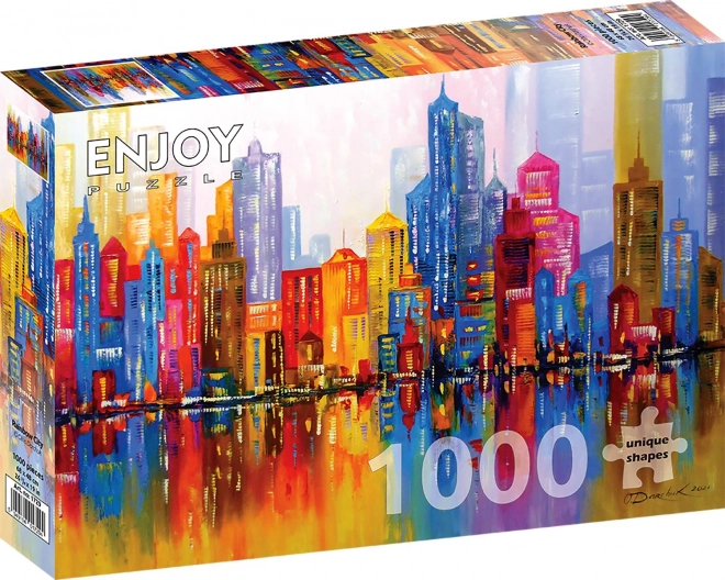 Puzzle Arcobaleno Città 1000 Pezzi