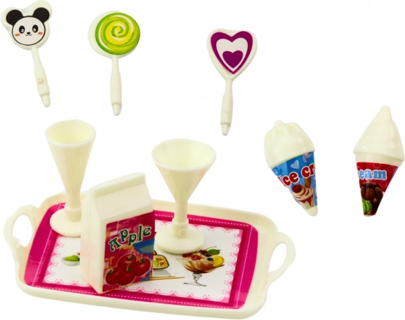 Set Mini bambola Accessori dolci Abito blu