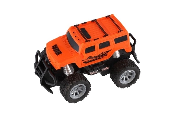 Mini truck RC 12cm arancione con luci