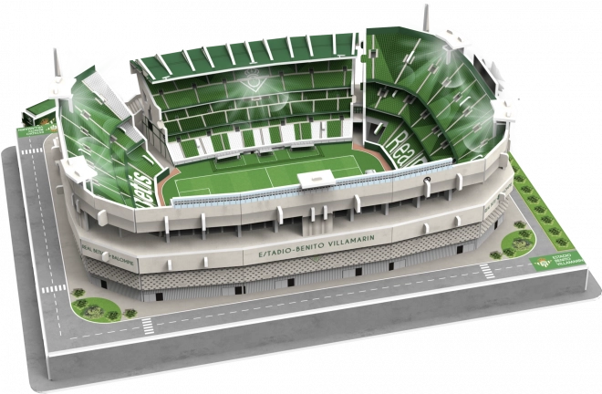 Puzzle 3D Stadio Benito Villamarín FC Real Betis luminoso