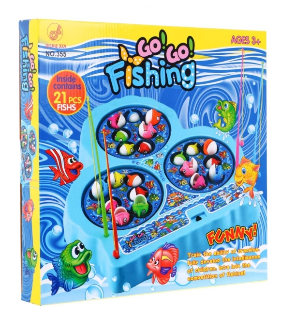 Gioco di abilità Pesca per bambini 3+ – rosa