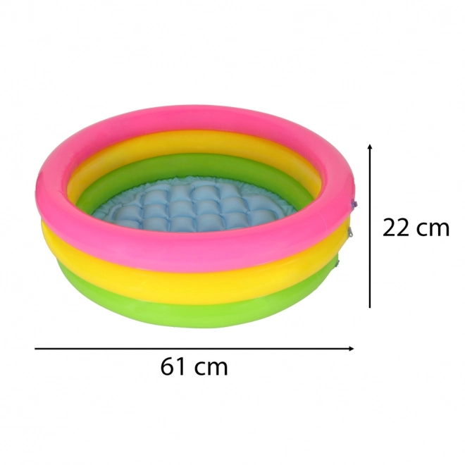 Piscina gonfiabile arcobaleno per bambini