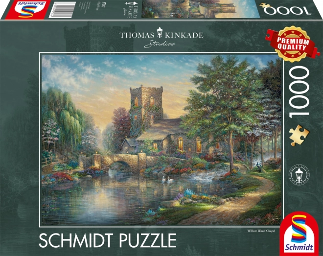 Puzzle Schmidt Cappella nel Bosco di Salici 1000 Pezzi