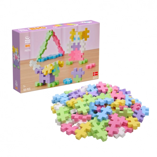 Set di costruzioni creative Plus-Plus BIG Pastel per bambini