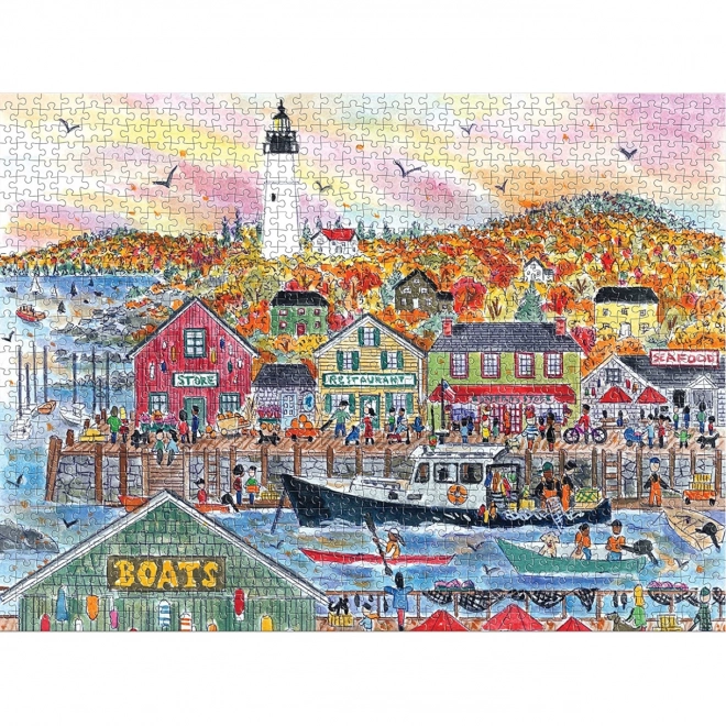 Puzzle Galison Autunno al Mare 1000 Pezzi