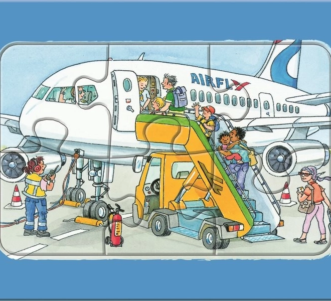 Il mio primo puzzle Mezzi di trasporto 3x6 pezzi