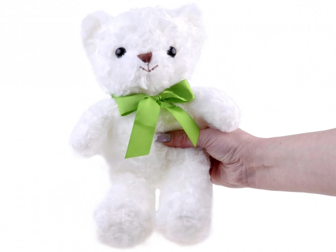 Orsacchiotto bianco peluche 30 cm