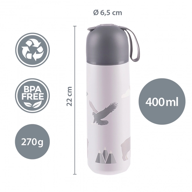 Termos City 400 ml con impugnatura in silicone