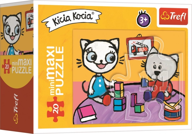 Puzzle Kicia Kocia in Cameretta 20 Pezzi