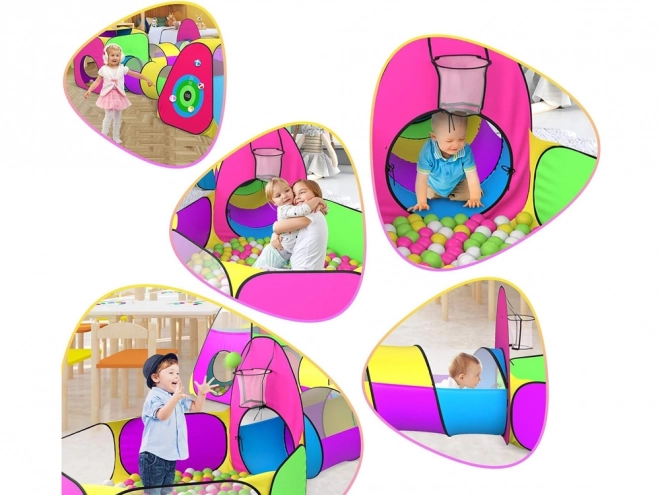 Centro di gioco Mega Set tende 5 in 1 Tende tunnel ZA4974