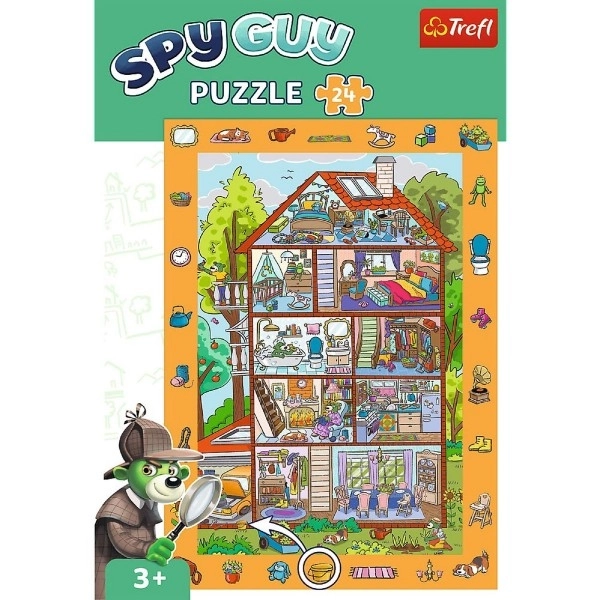Puzzle di osservazione Spy Guy a Casa 24 pezzi