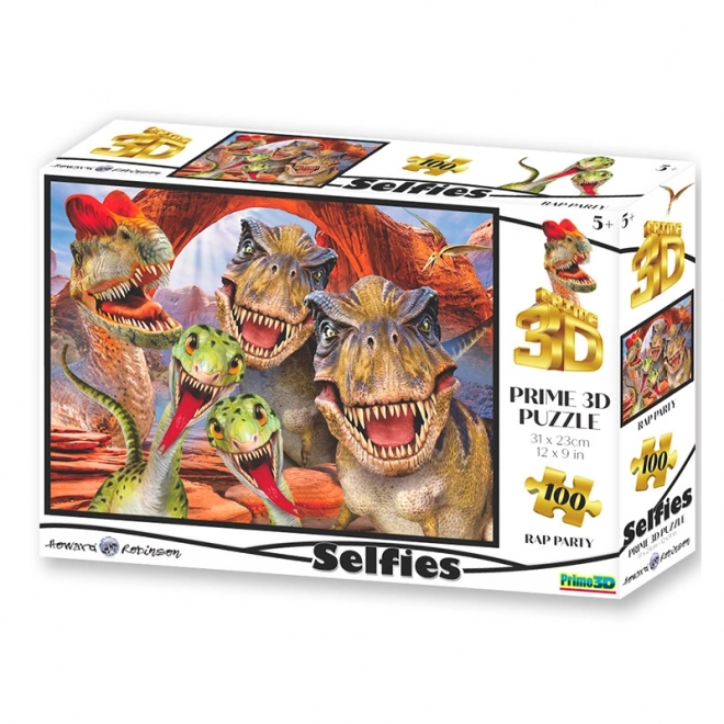 Puzzle 3D selfie Rapace da 100 pezzi