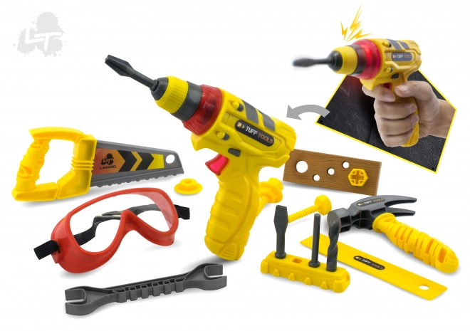 Set di attrezzi Tuff Tools con occhiali