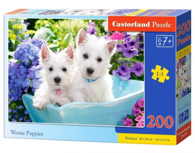 Puzzle Cuccioli Westie 200 Pezzi