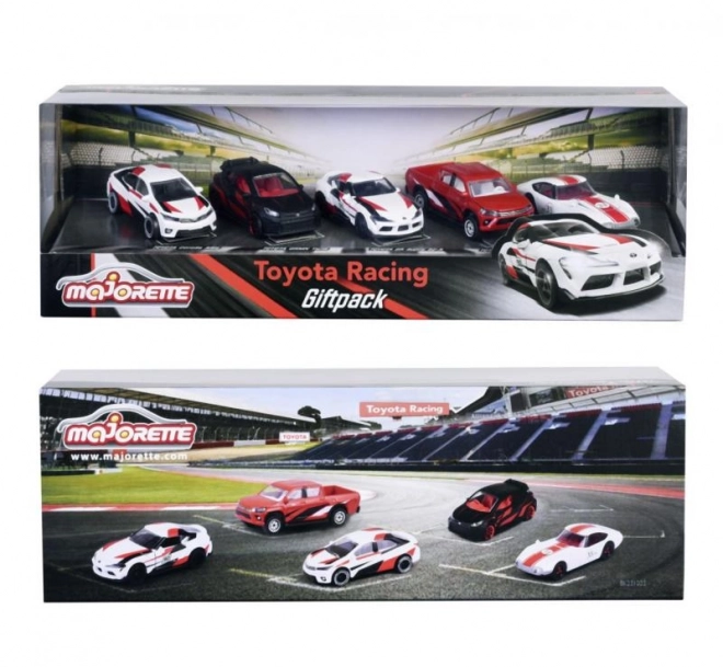 Set di automobili Toyota Racing in metallo